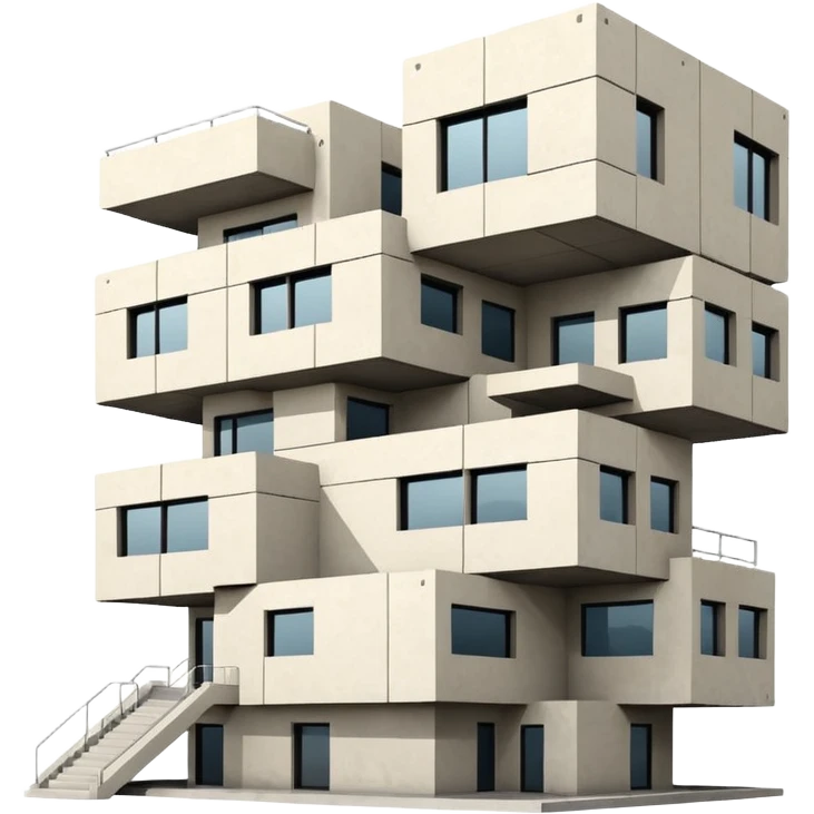 Habitat 67 building in Montreal emoji