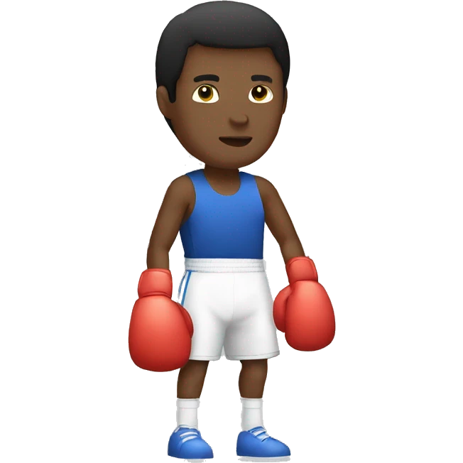 human white boxing emoji