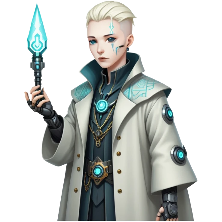 Cyberpunk character wizard emoji