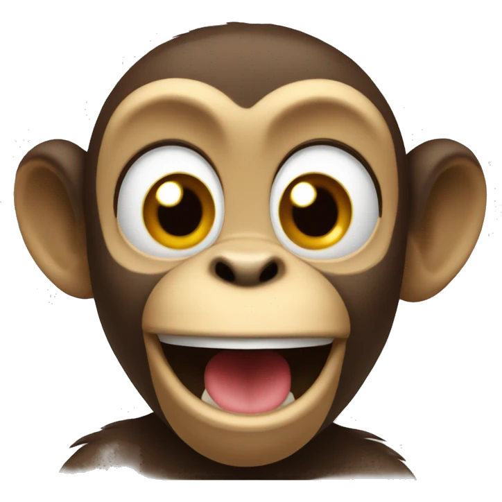 excited monkey  emoji