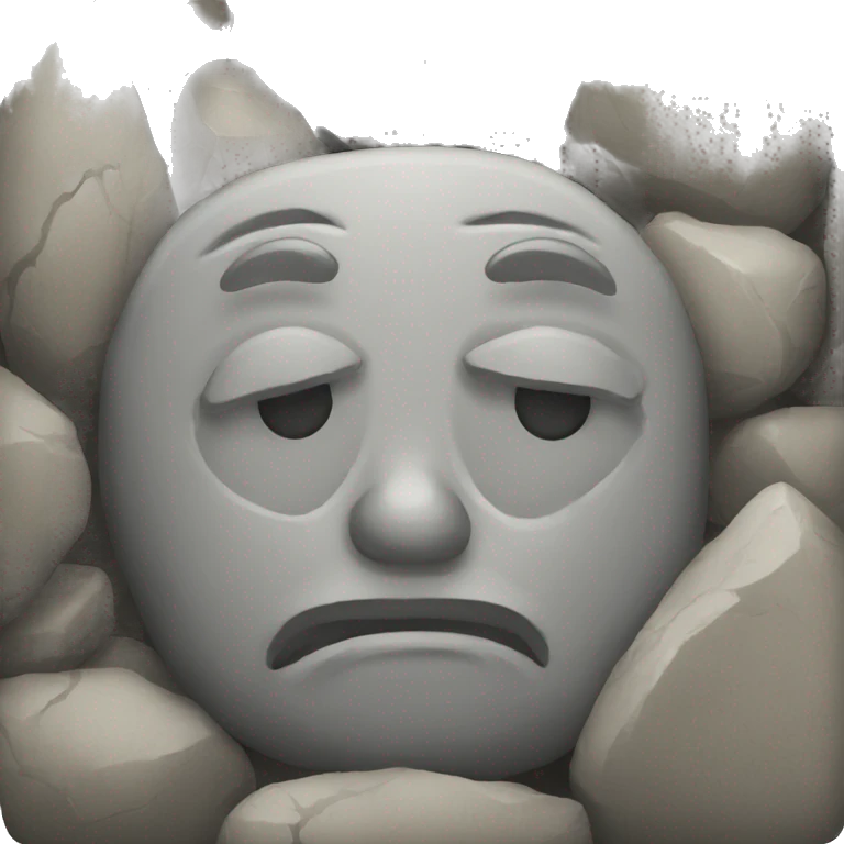 Stone  emoji