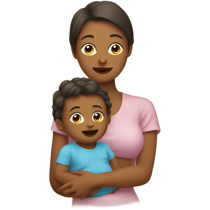 Baby and mom emoji