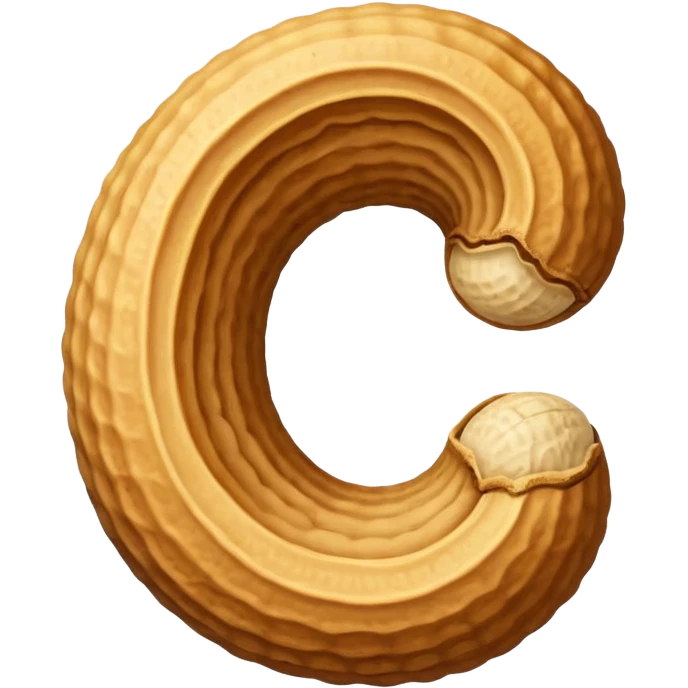 Single Peanut (Figure-eight shape) in its Shell emoji