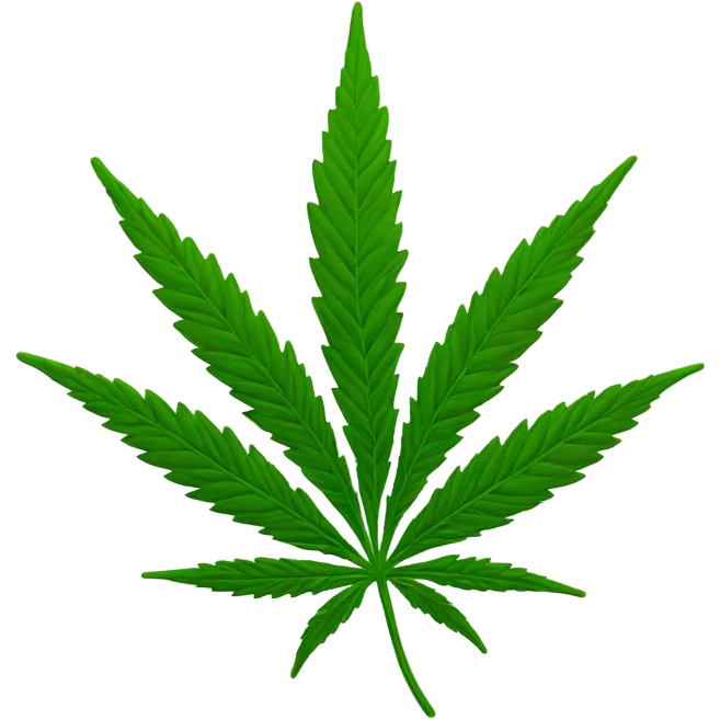 Cannabis plant emoji
