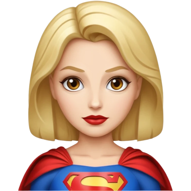 Glamour Superwoman (iphone emoji styled) emoji
