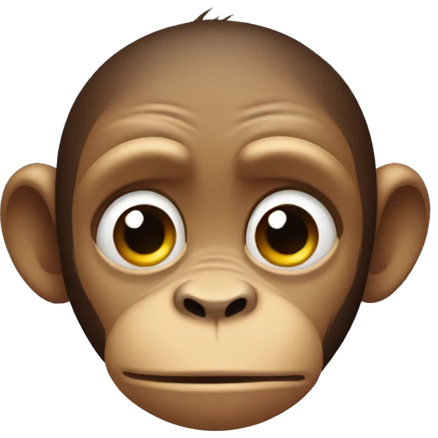 Monkey sad with tears emoji
