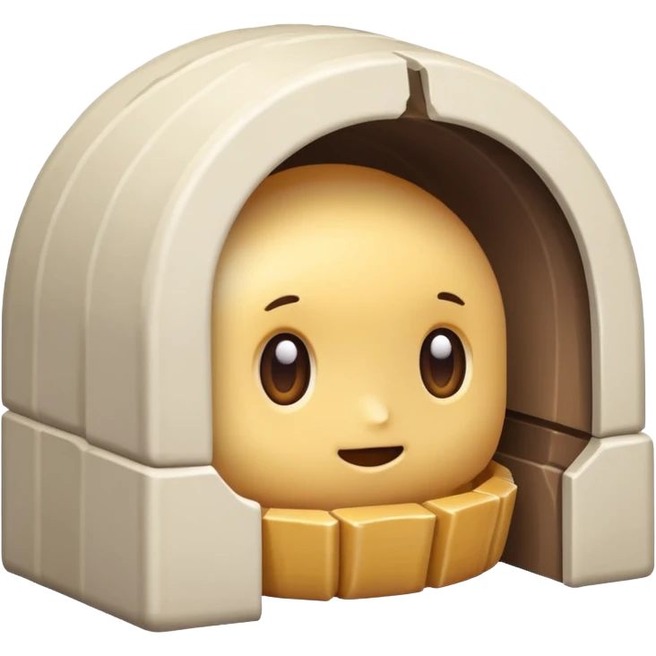 white shulker, open shell, peeking emoji