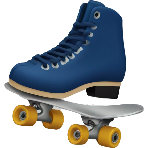 skate dark blue emoji