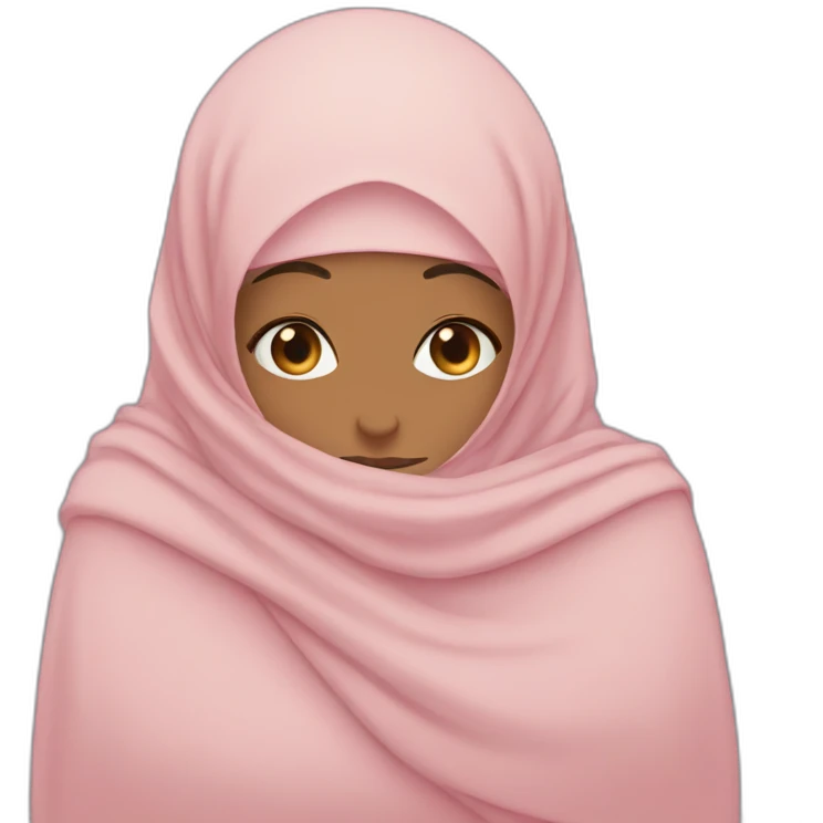 Hijabi hugging hijabi no faces emoji