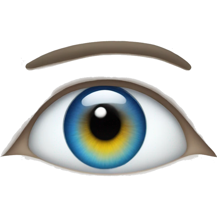 Blue eye  emoji