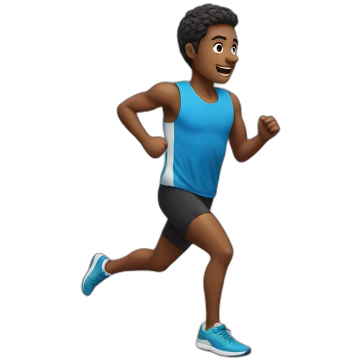 running emoji