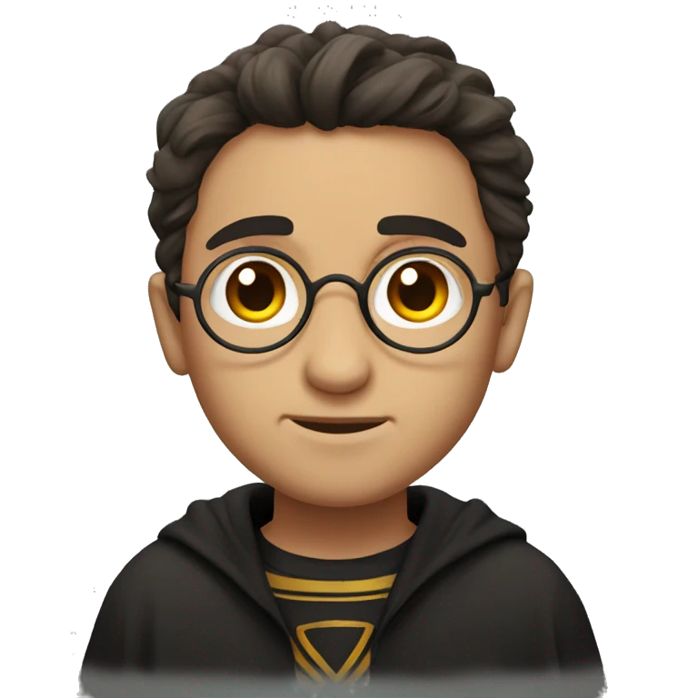 Harry potter with scar on forehead emoji