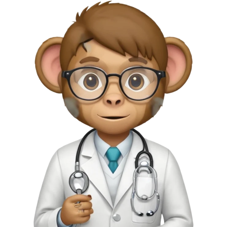 میمون دکتر emoji