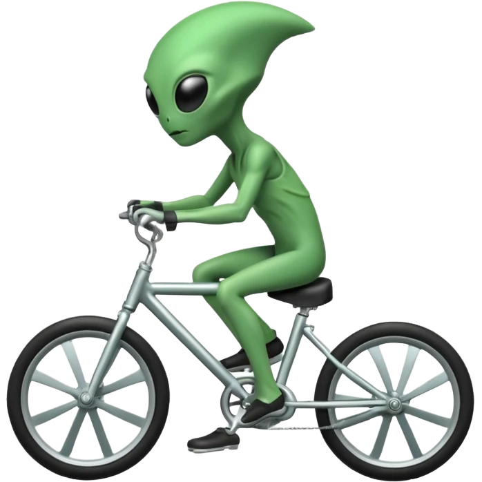 alien on bike emoji