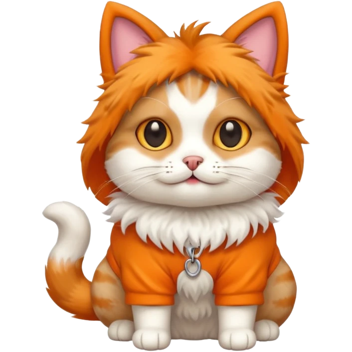 a cat that has a dog costume on emoji
