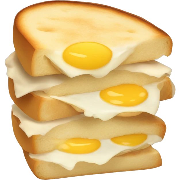 Pan Con Huevo Y queso emoji