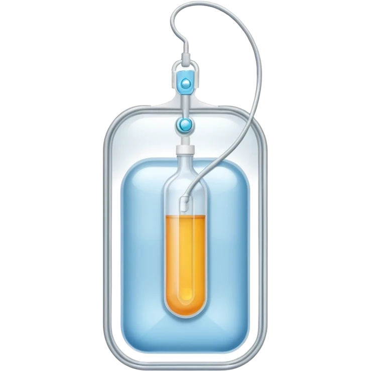 IV bag medication hanging emoji