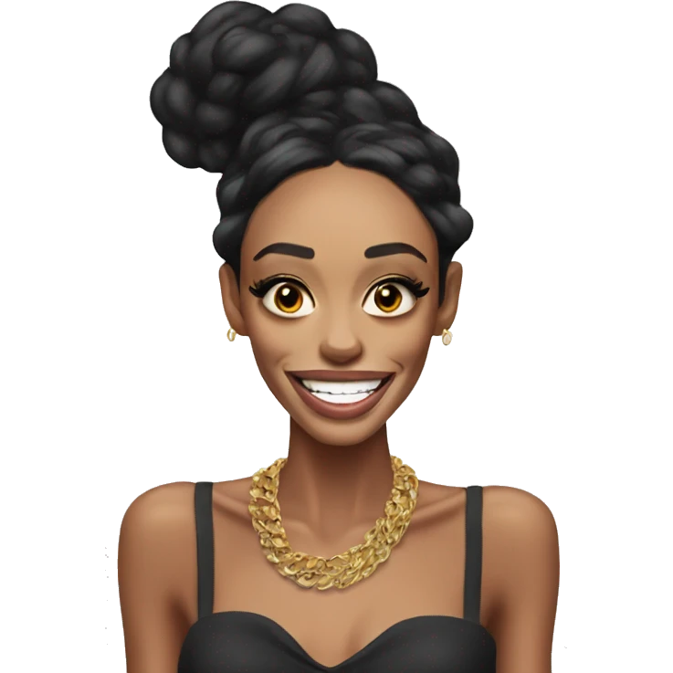 winnie harlow emoji