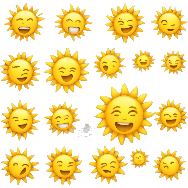 sun cute emoji