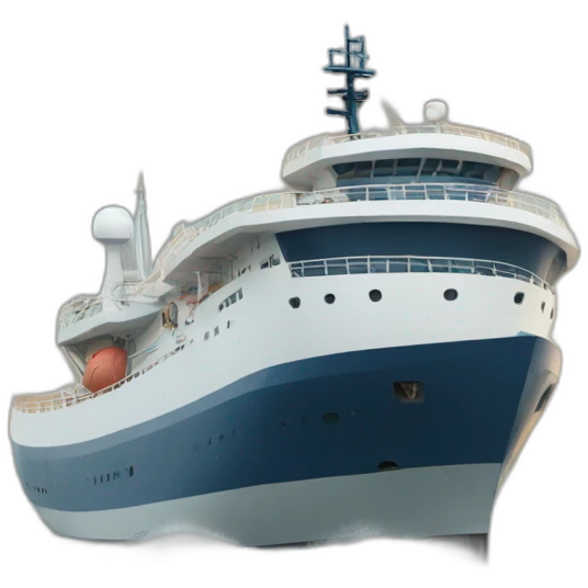 ocean-going vessel in the water emoji