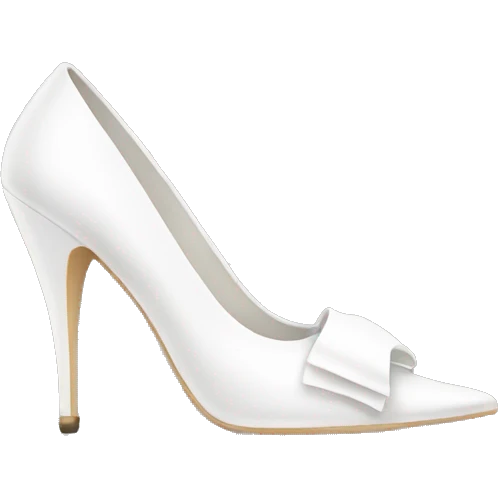 white-high-heels emoji