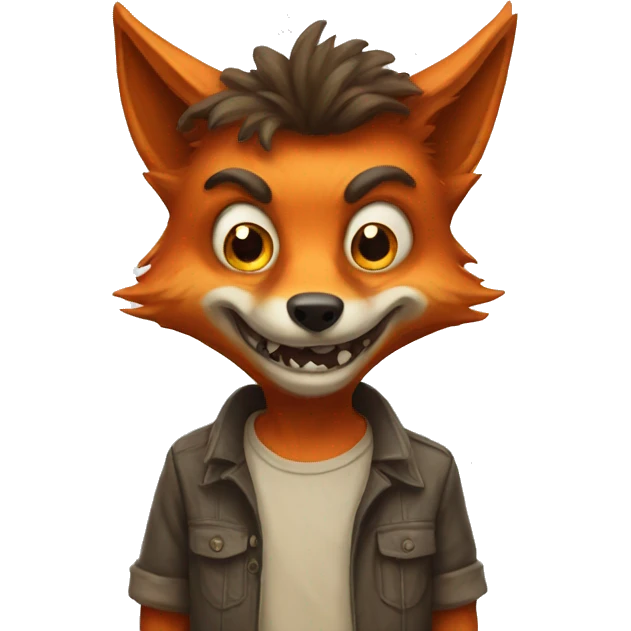 Monster fox emoji