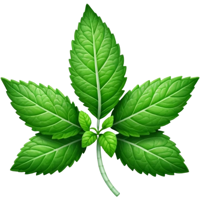 peppermint leaf emoji