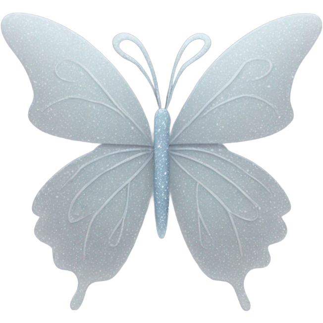 snowflake sugar butterfly  emoji