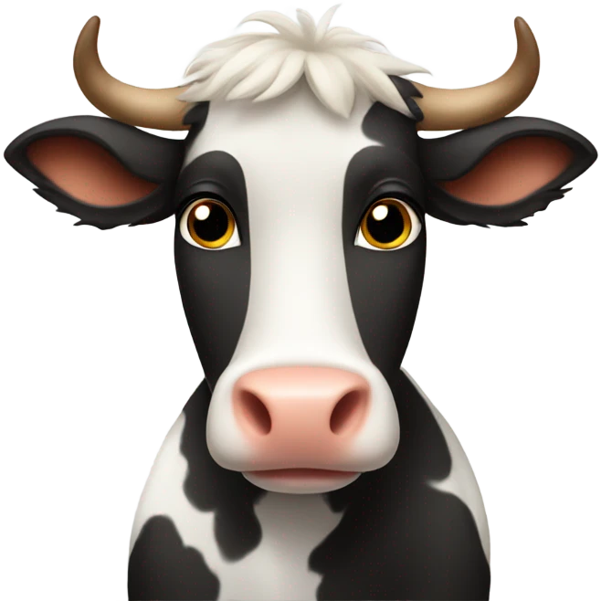 Furry cow  emoji