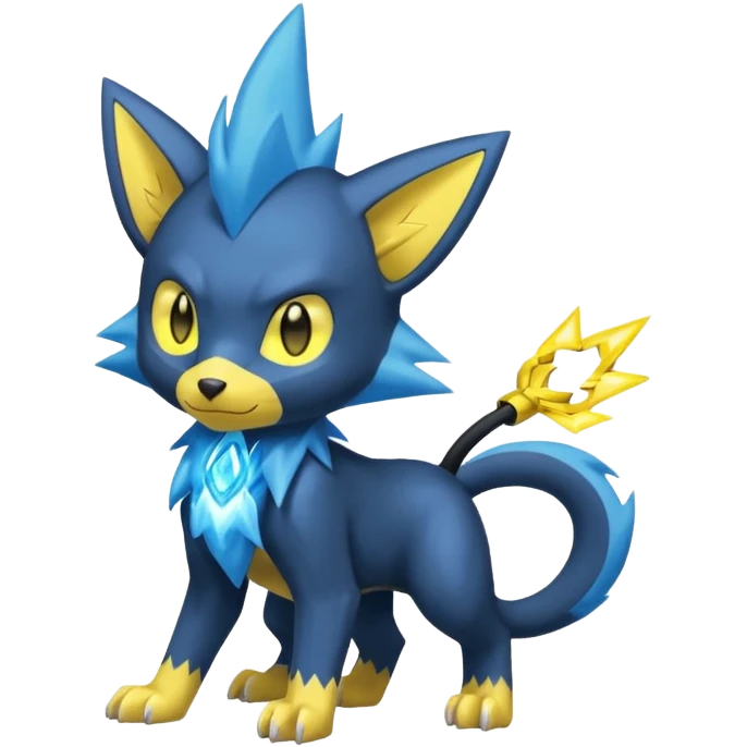 Manectric-Shinx-Luxray-Electrike-Pokémon-Fakémon-fusion emoji