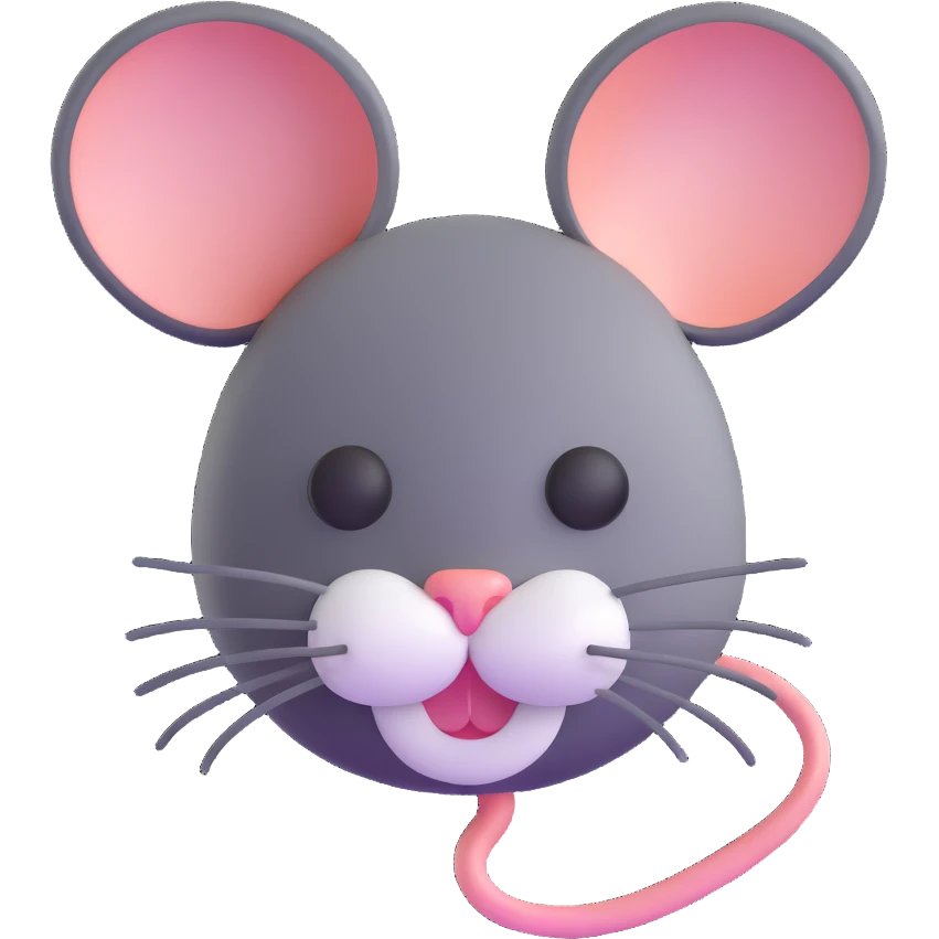 mouse with cat head emoji