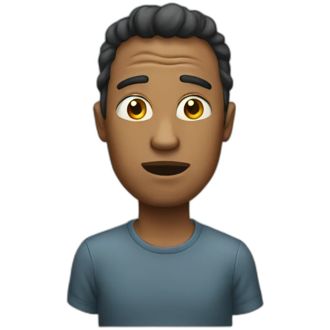 dumb person emoji