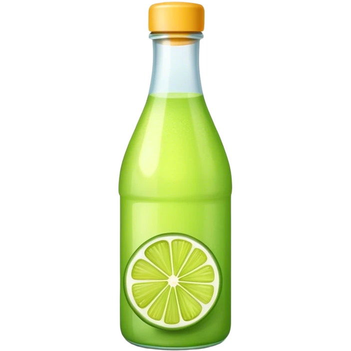 Bottled lime juice  emoji