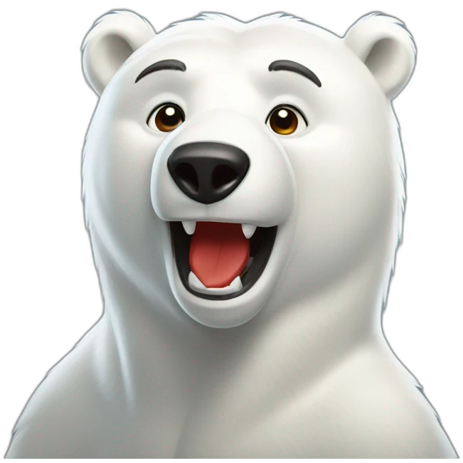 Coca-Cola Polar Bear mascot emoji