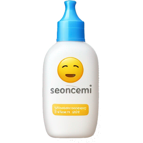 little facial sunscreen bottle emoji