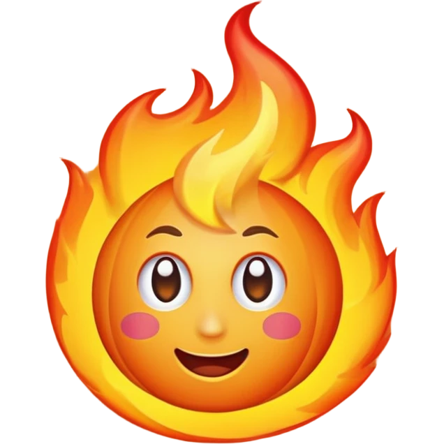 down to up fire emoji