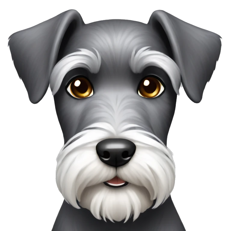 dog cute schnauzer emoji