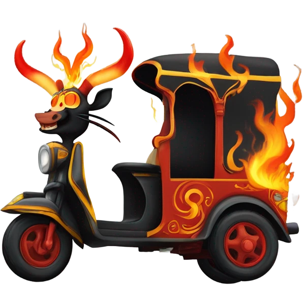 Satan’s tuk tuk emoji