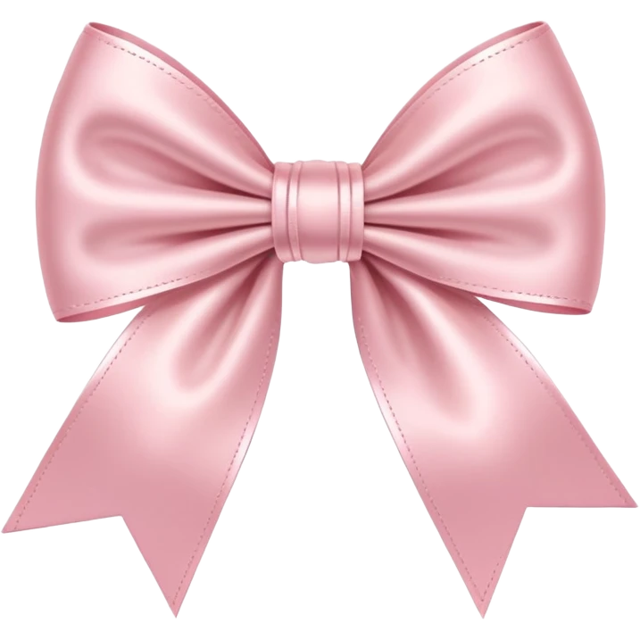 Light pink bow emoji