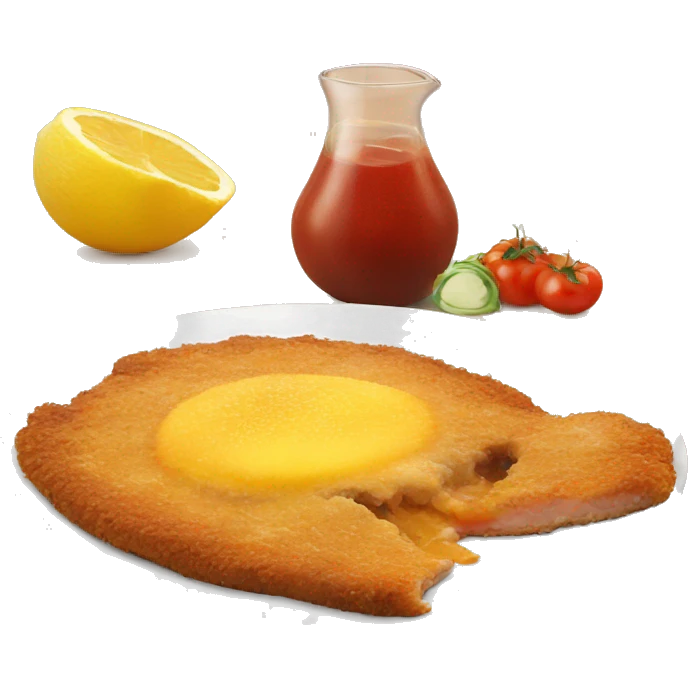 milanesa con pure emoji