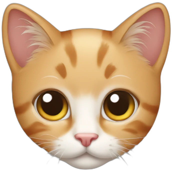 A very very cute cat emoji