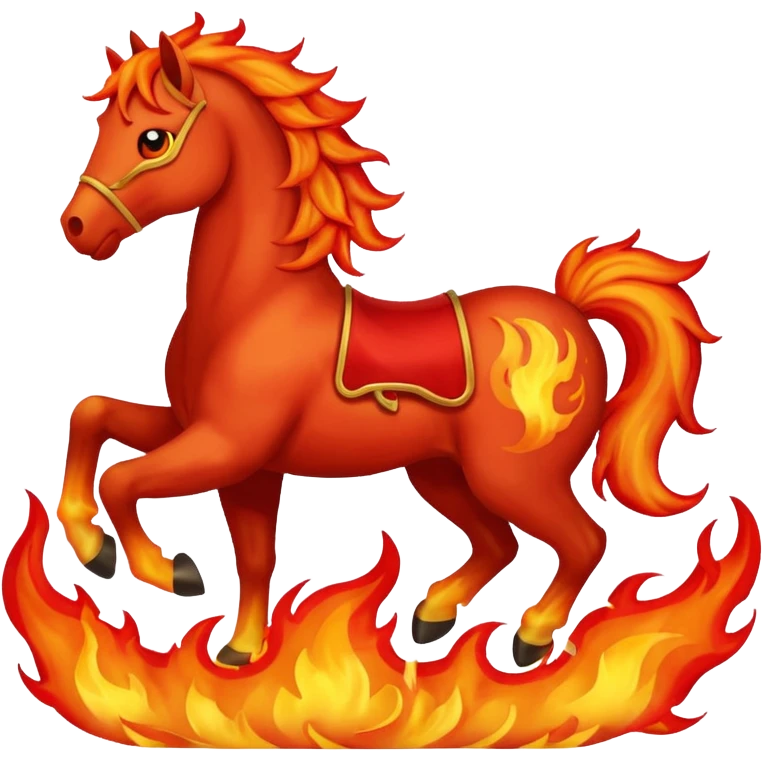 fire horse emoji to push notification . more fire on the horse look ...