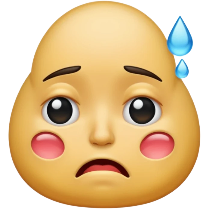 Crying big butt emoji