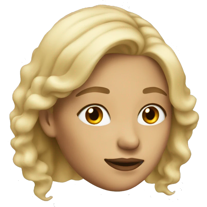 smoke blonde woman emoji