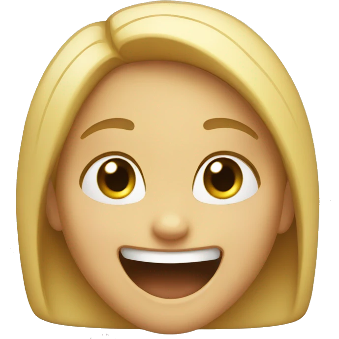 girl laughing emoji