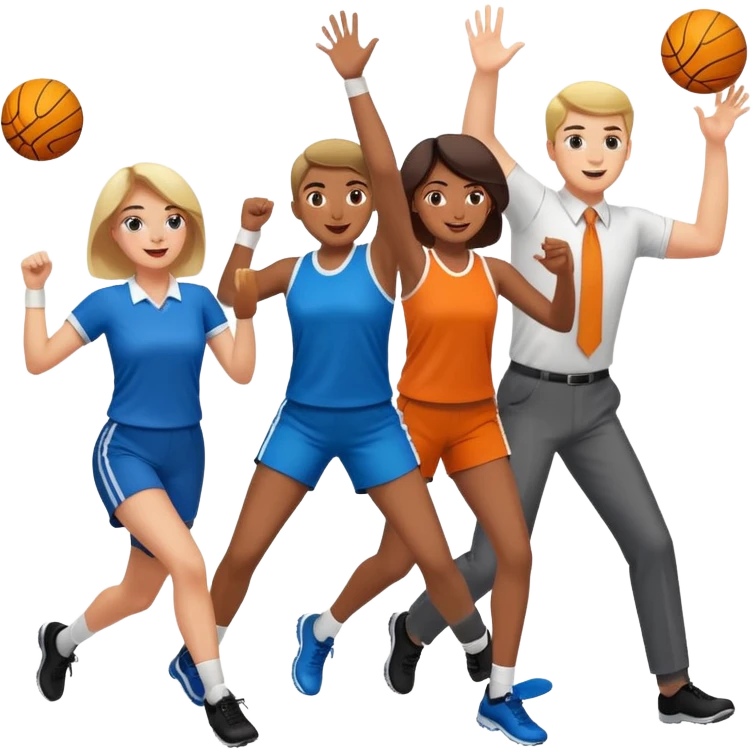 deportes en la oficna emoji