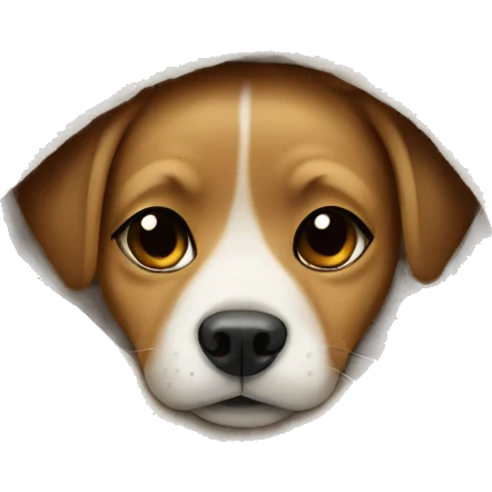 Dog in a blanket  emoji
