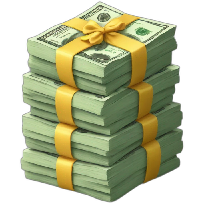 big stack of money emoji