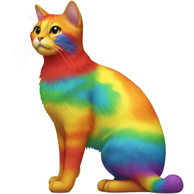 Rainbow Cat  emoji