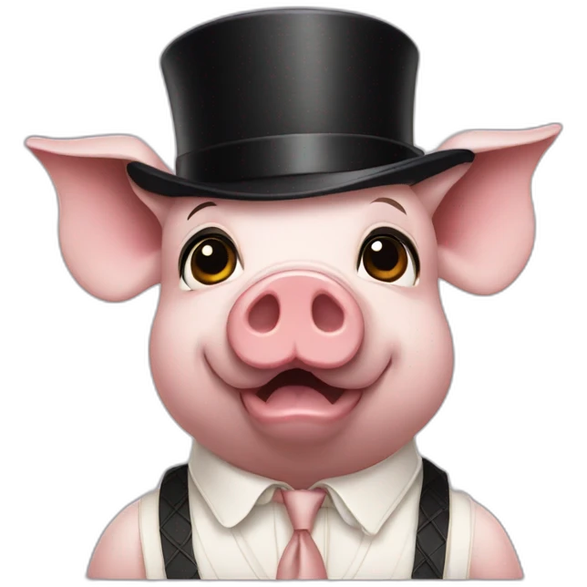 pig the great gatsby emoji